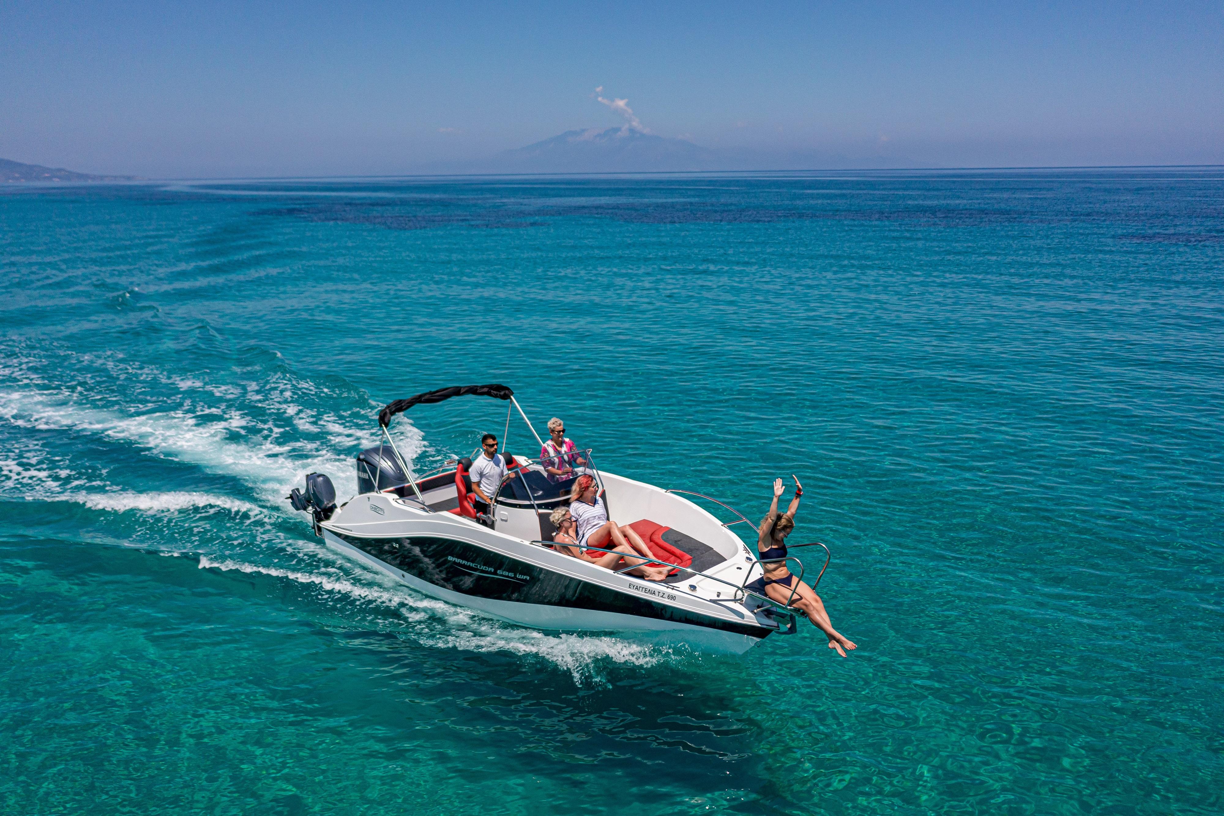 2024 Okiboats Barracuda 686 Walk Around Sports Cruiser Vendre 