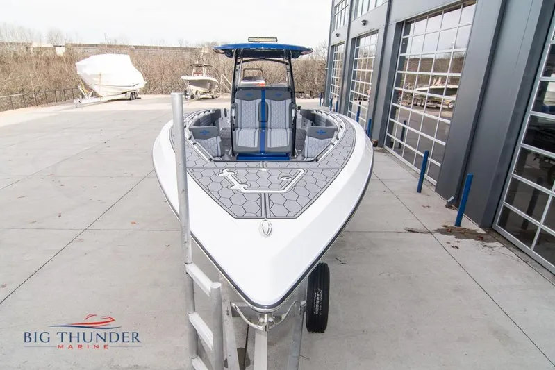  Yacht Photos Pics 2022 Fountain 38 SC boat at Big Thunder Marine dealership.