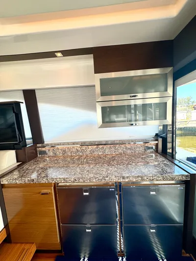 Sneezy Yacht Photos Pics Galley - Starboard Side