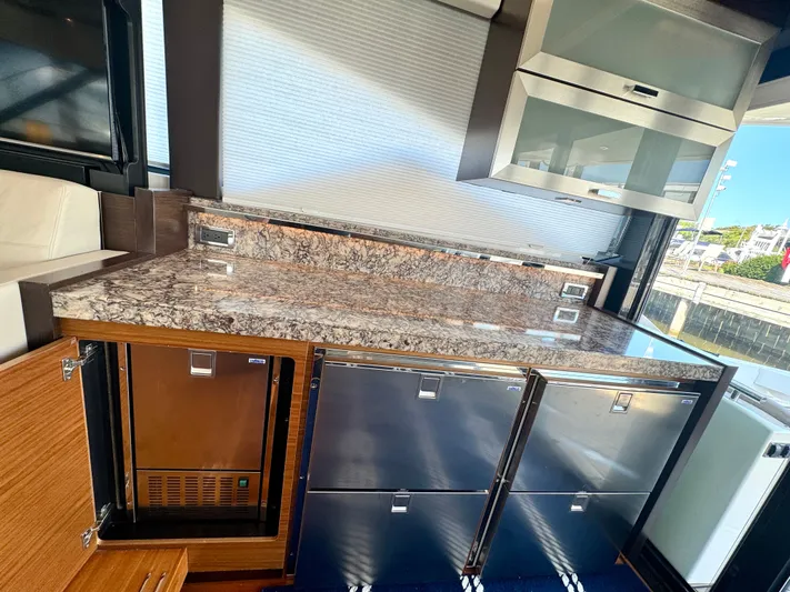 Sneezy Yacht Photos Pics Galley - Ice Maker, Drawer - Upper Refrigerators & Lower Freezers