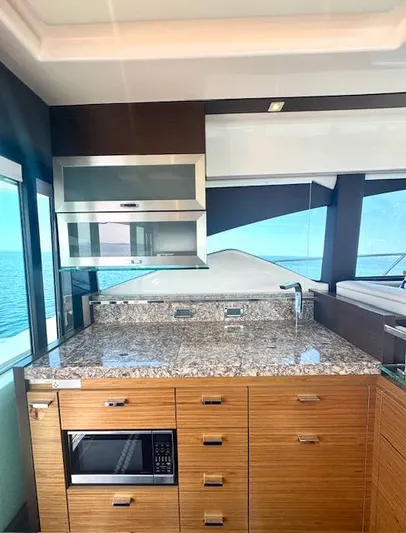 Sneezy Yacht Photos Pics Galley - Port Side