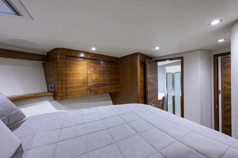 Lykenew Yacht Photos Pics Viking 54 LYKENEW- Forward Stateroom & Head Access