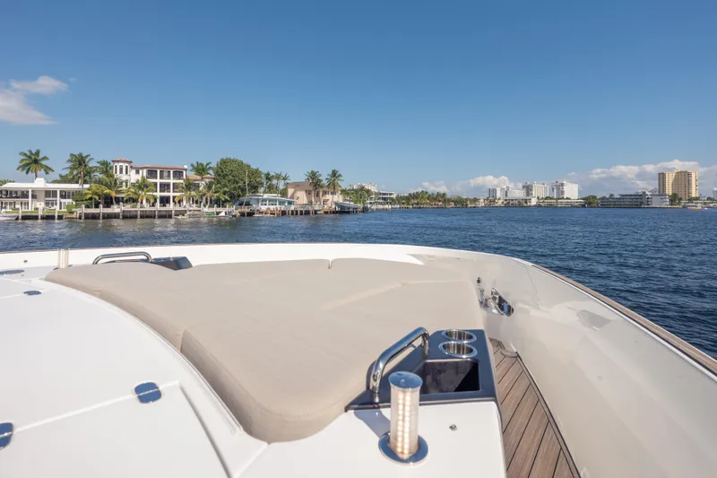  Yacht Photos Pics Luxury Azimut Seadeck 6 yacht cruising near waterfront homes, 2025 model.