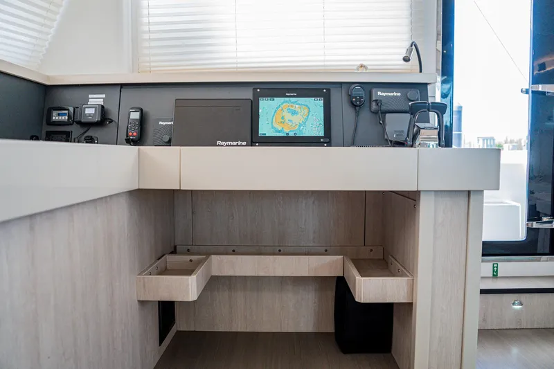 Windward Destiny Yacht Photos Pics Navigation Desk