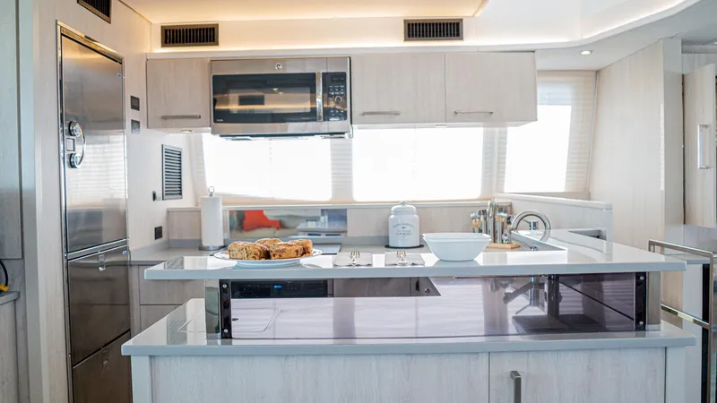 Windward Destiny Yacht Photos Pics Galley