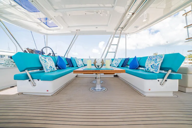 Windward Destiny Yacht Photos Pics Large Fully Enclosed Flybridge