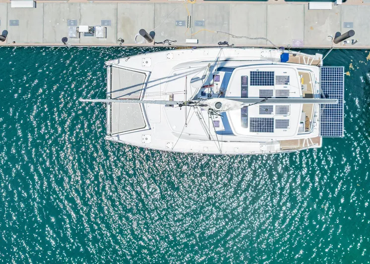 Windward Destiny Yacht Photos Pics Aerial Overhead View