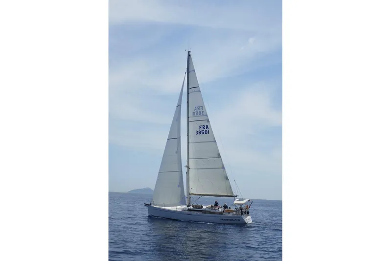 Perseverance Yacht Photos Pics Sailing yacht Grand Soleil 43, 2012 model, cruising on open sea.