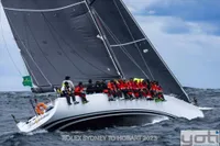 Sailing yacht "Murray Burns Dovell 62" in Rolex Sydney to Hobart 2023 race.