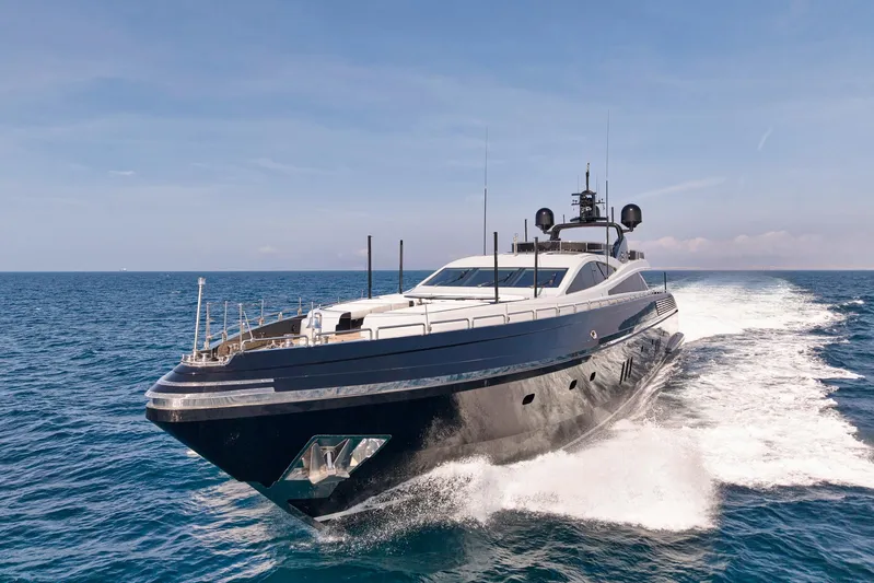 Ability Yacht Photos Pics Luxury Codecasa 41S yacht cruising on open sea, 2007 model.