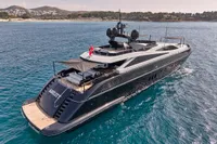 Luxurious 2007 Codecasa 41S yacht cruising in clear blue waters.