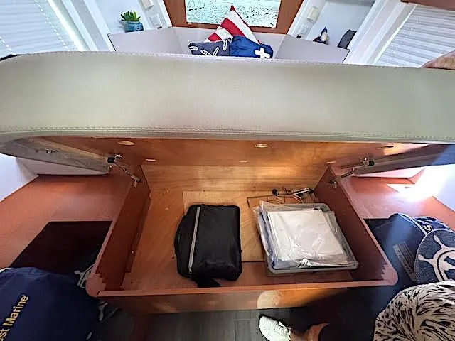 Seven Grand Yacht Photos Pics Storage under Berth