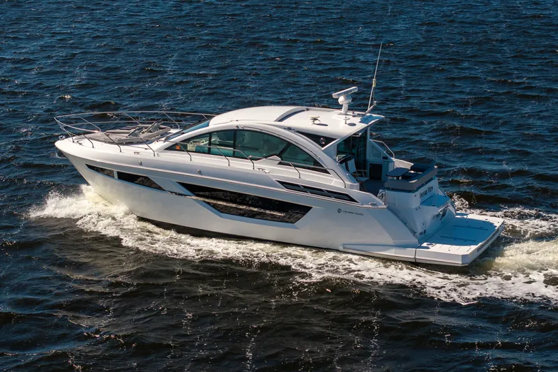  Yacht Photos Pics 2020 Cruisers Yachts 50 Cantius cruising on open water.
