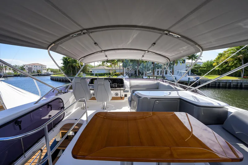 Mulligan Yacht Photos Pics Princess 60 SB Mulligan - Flybridge