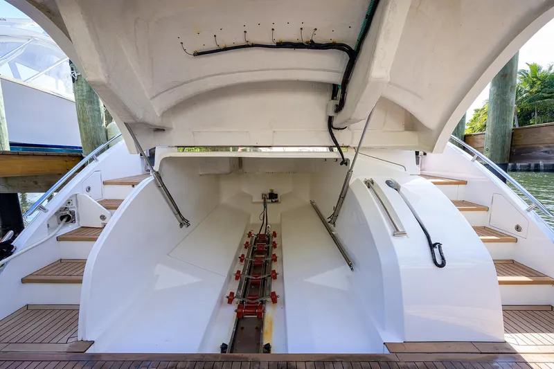 Mulligan Yacht Photos Pics Princess 60 SB Mulligan - Tender Garage