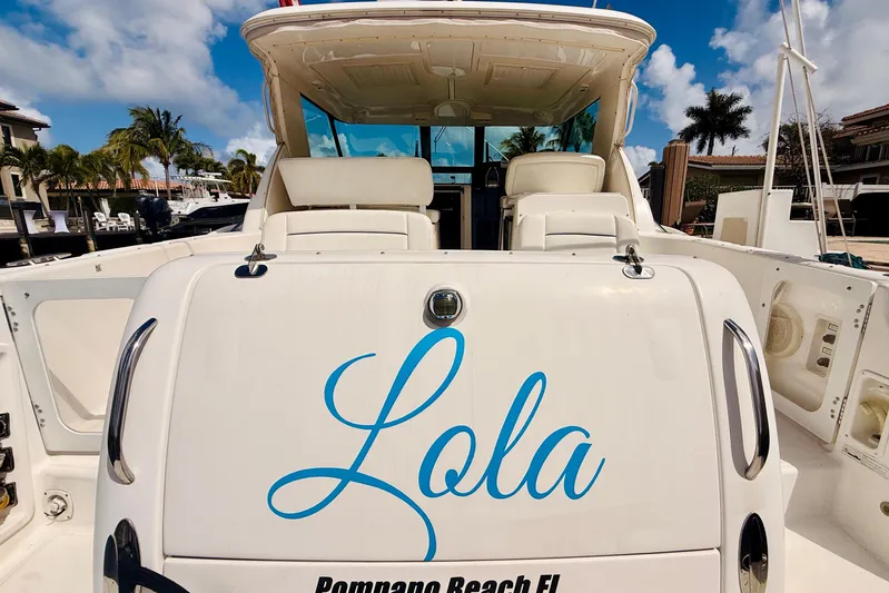 Lola Yacht Photos Pics 2005 Tiara Yachts 3600 Sovran named "Lola" docked in Pompano Beach, FL.
