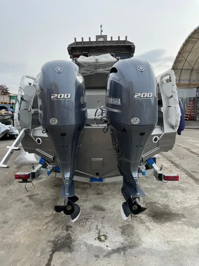  Yacht Photos Pics Custom 2022 aluminum fishing boat with dual Yamaha 200 outboard motors.