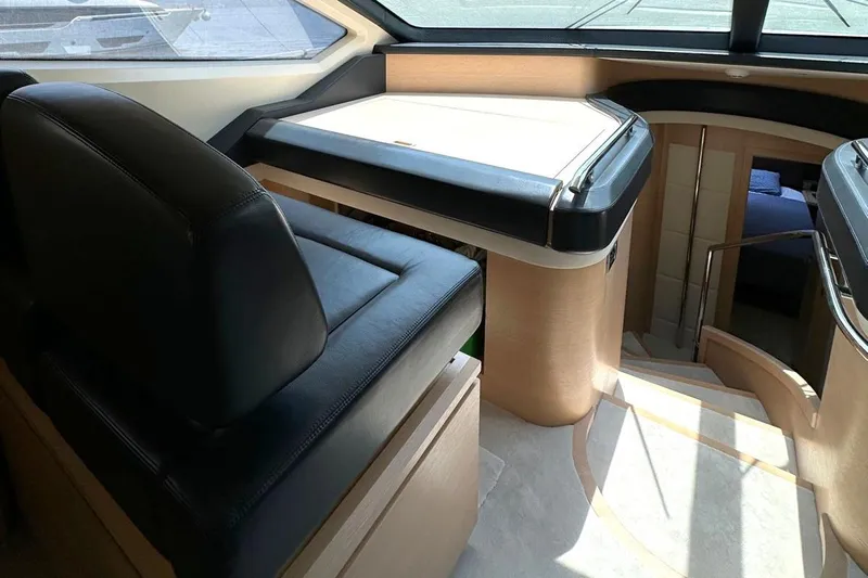  Yacht Photos Pics Luxurious interior of a 2012 Azimut 78 yacht with elegant seating and modern design.