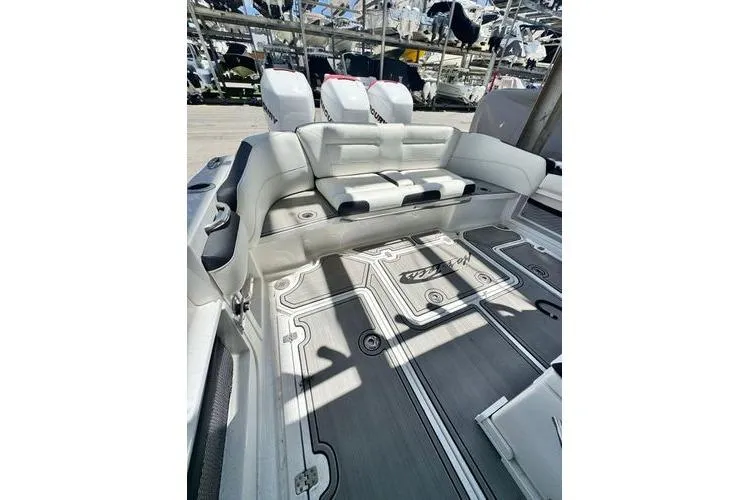 No Name Yacht Photos Pics 2019 Nor-Teck 390 Sport Center Console with sleek seating and modern design.