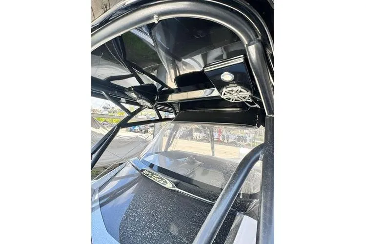 No Name Yacht Photos Pics 2019 Nor-Teck 390 Sport Center Console interior with sleek black design and modern features.