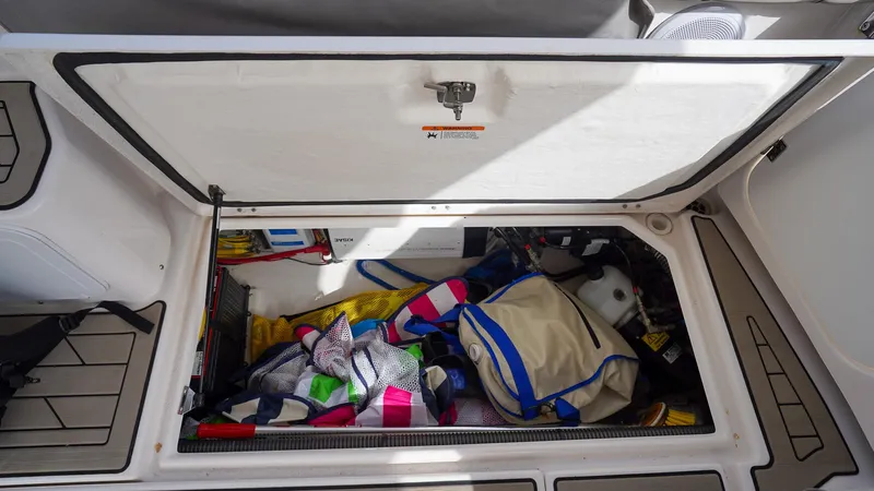 A Votre Sante Yacht Photos Pics Cockpit storage