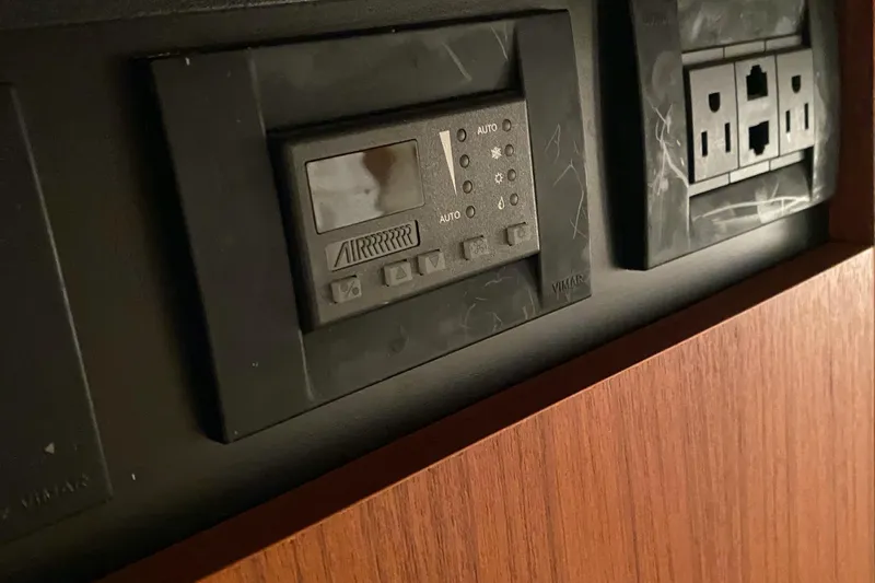  Yacht Photos Pics Control panel and power outlet on 2005 Tiara Yachts 3600 Sovran.