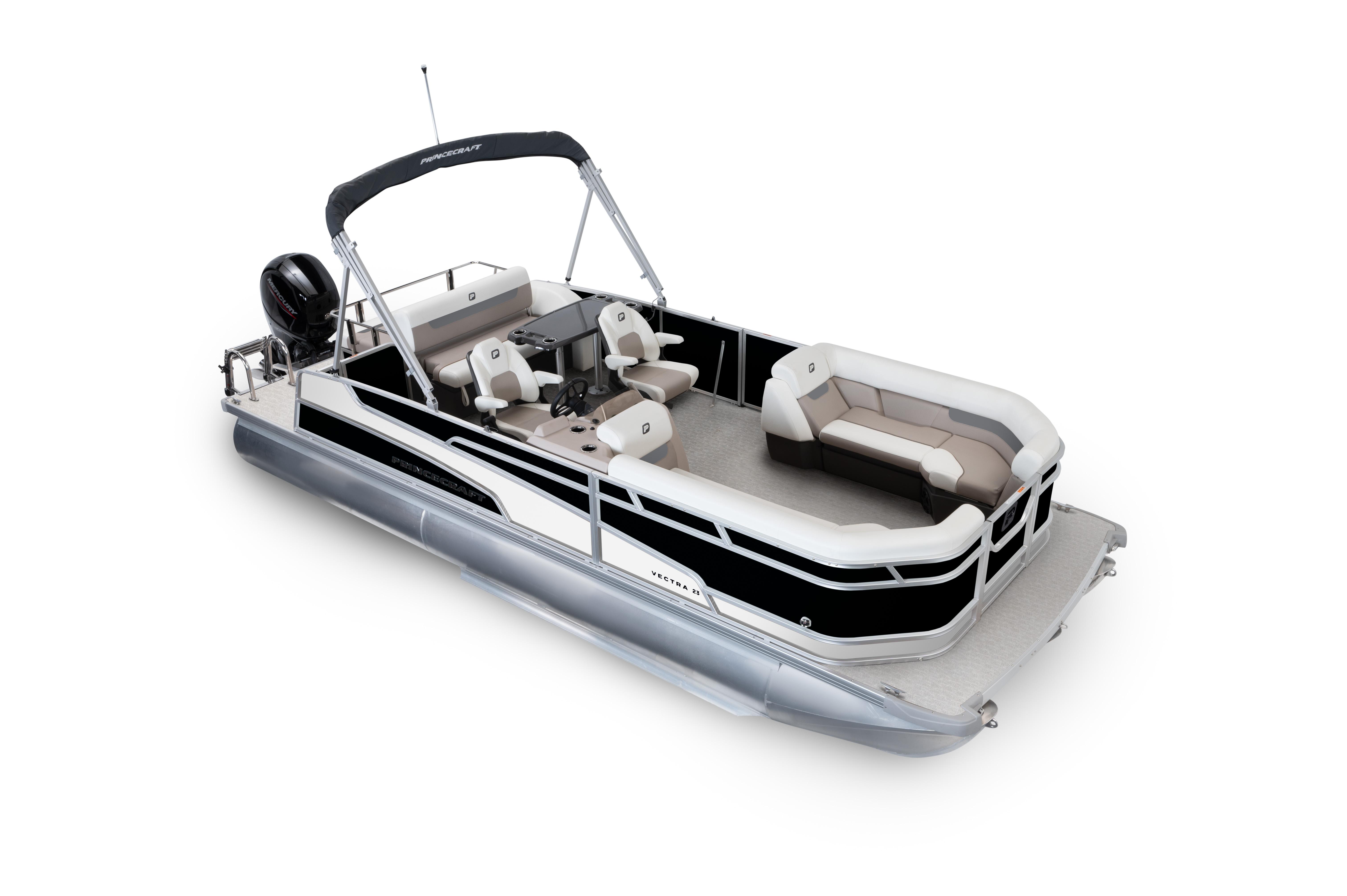 King &amp; Prince - フナ Princecraft Vectra 23 Rl Swingback Lounge Pontoon Mercury 4