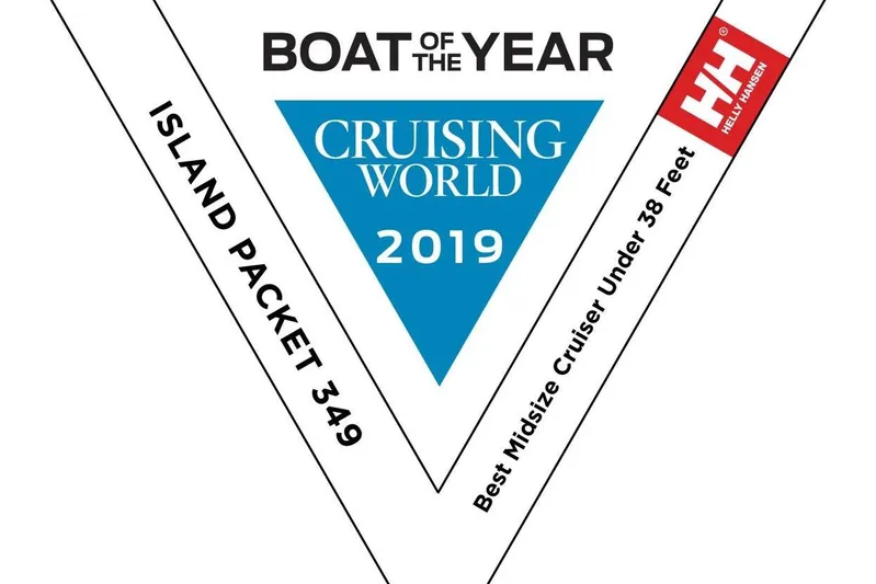 Offline Yacht Photos Pics 2019 Island Packet 349 awarded Best Midsize Cruiser under 38 Feet by Cruising World.