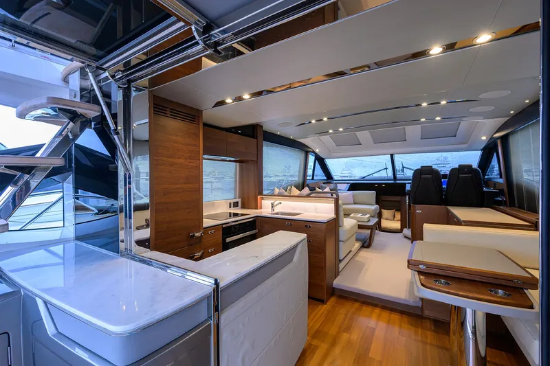 Rockon Yacht Photos Pics Princess S60 RockOn - Galley