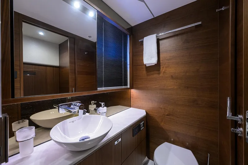 Rockon Yacht Photos Pics Princess S60 RockOn - Master Head, Sink and Vanity