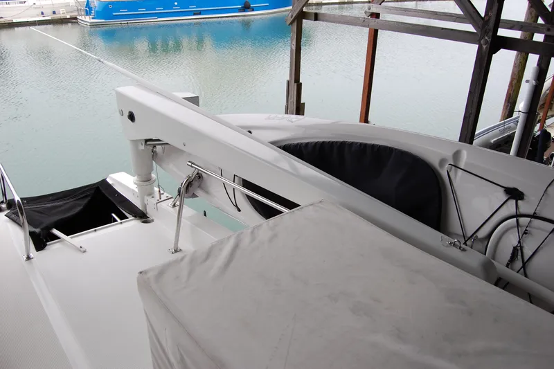 Sumptin Special Yacht Photos Pics 1990 Ocean Alexander 520 Pilothouse yacht docked, featuring deck and equipment details.