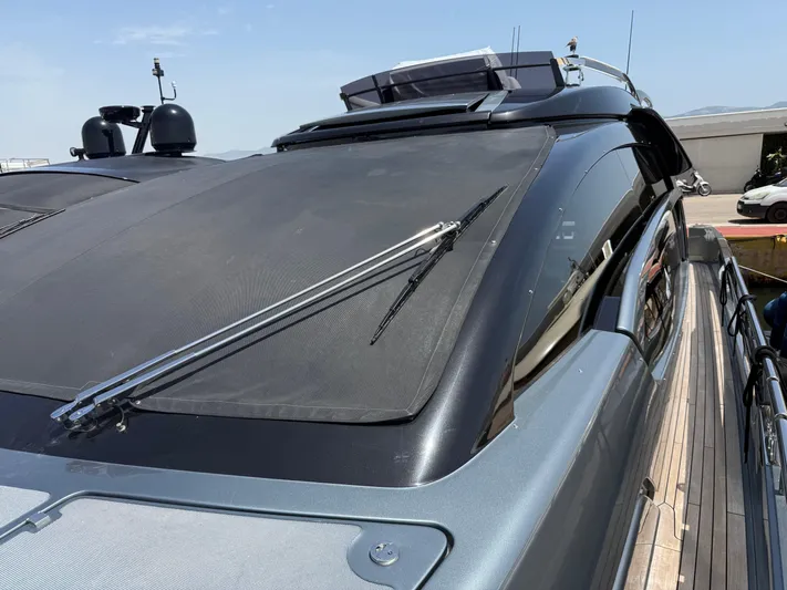  Yacht Photos Pics Riva 76' Perseo Super yacht, 2022 model, sleek design with modern features.