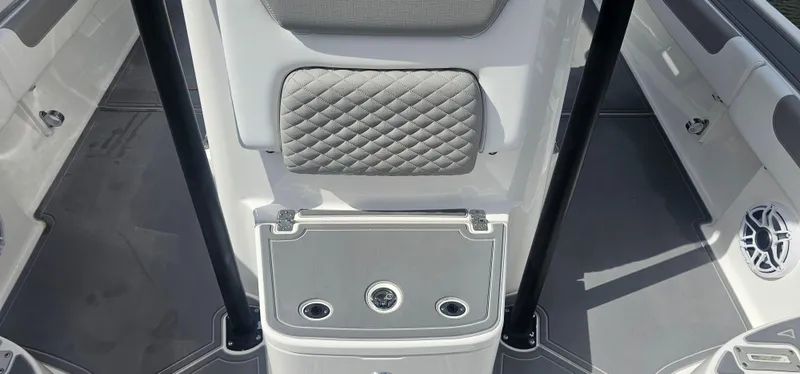  Yacht Photos Pics 2023 Caymas 28 HB Twin boat interior with sleek design and modern features.