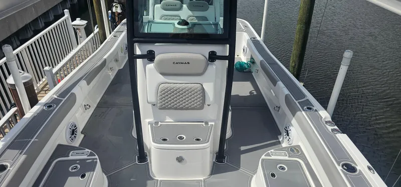  Yacht Photos Pics 2023 Caymas 28 HB Twin boat interior with sleek design and modern features.