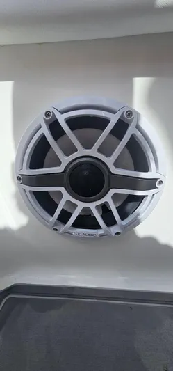  Yacht Photos Pics JL Audio speaker on 2023 Caymas 28 HB Twin boat.