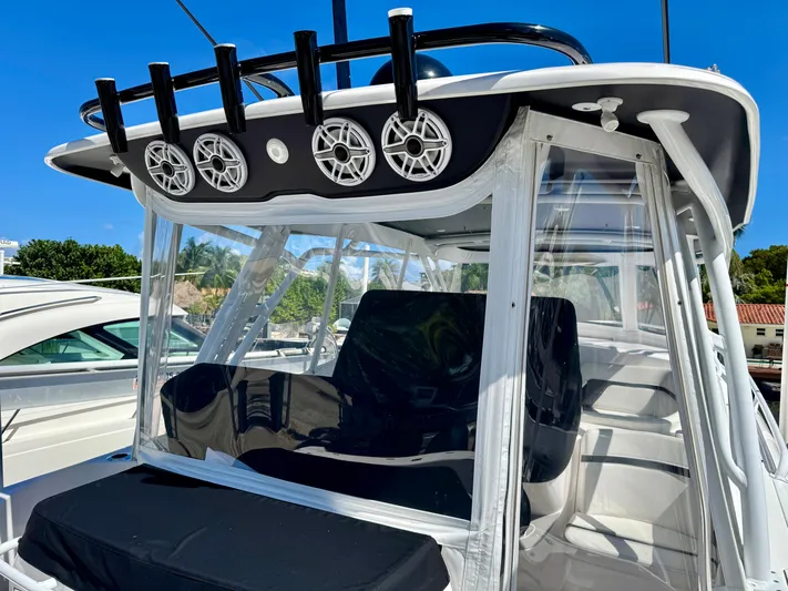  Yacht Photos Pics 2021 Intrepid 409 Valor boat with sleek design and modern features.