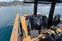 Fjord 40 Open 2020 yacht with sleek design and spacious deck on calm waters.