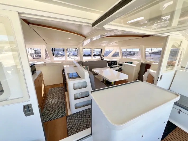 Windsurfer Yacht Photos Pics Interior of 2022 Custom Max Cruise 44SC catamaran, featuring modern design and spacious layout.