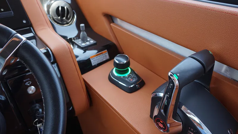 Lazy Blum Yacht Photos Pics Helm Controls & Joystick