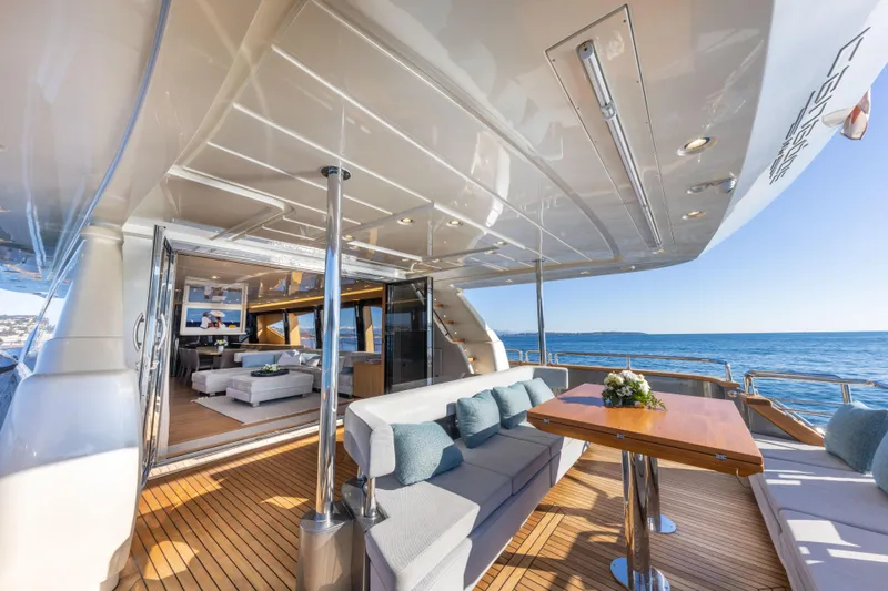 Mad Day Yacht Photos Pics MAD DAY - Main deck aft