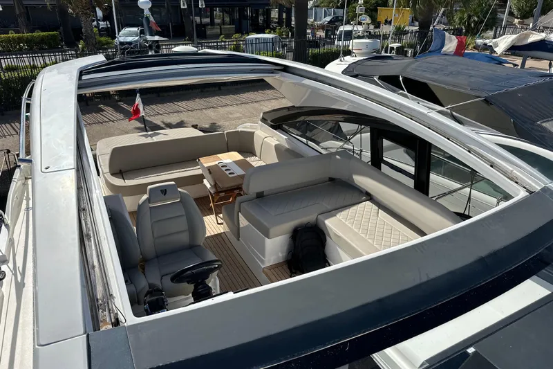  Yacht Photos Pics 2020 Fairline Targa 45 Open yacht with spacious seating and modern design.