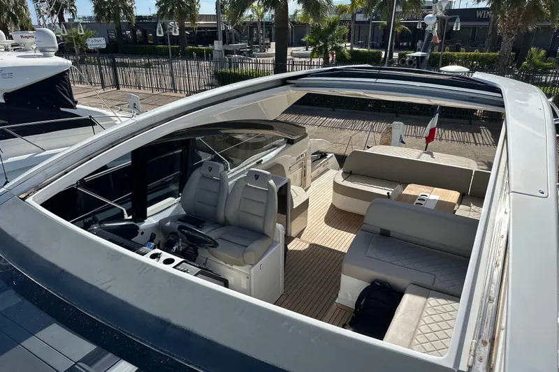  Yacht Photos Pics 2020 Fairline Targa 45 Open luxury yacht with spacious seating and modern design.