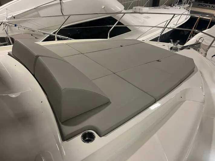 Gratitude Yacht Photos Pics 2023 Absolute 48 Navetta with cushioned sun deck.