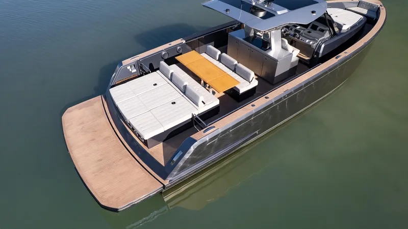  Yacht Photos Pics 2025 Pardo Yachts 43 luxury yacht with spacious deck and modern design.