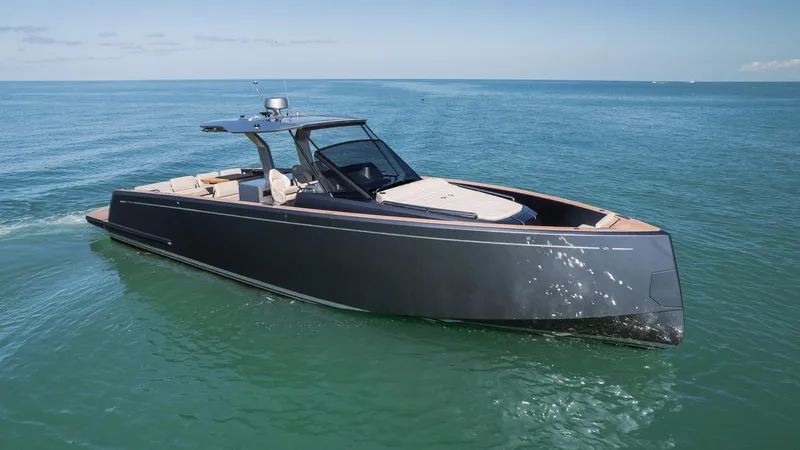  Yacht Photos Pics 2025 Pardo Yachts 43 cruising on calm blue waters.