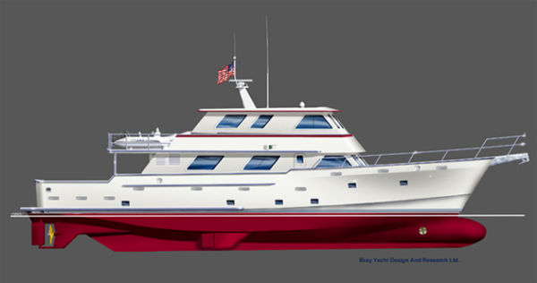 2022 Bray Yacht Design Ocean Series Long Range Sportfisher