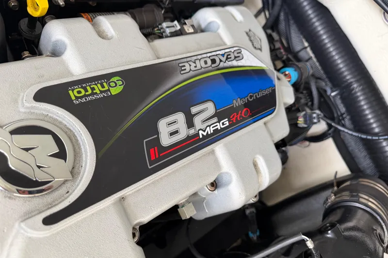  Yacht Photos Pics MerCruiser 8.2 MAG H.O. engine in 2017 Formula 350 Crossover Bowrider.