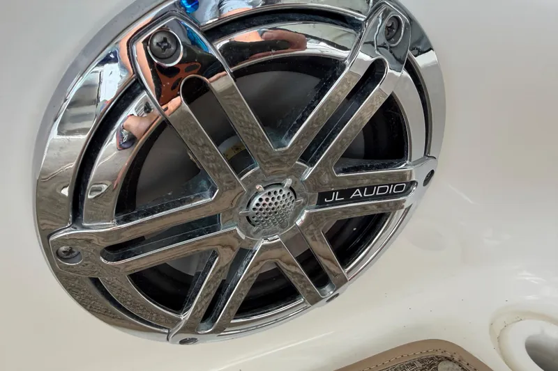  Yacht Photos Pics JL Audio speaker on 2017 Formula 350 Crossover Bowrider boat.