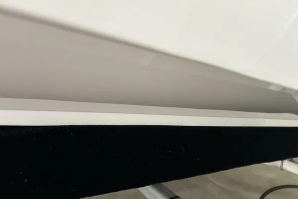  Yacht Photos Pics 2025 Concept 27' Open Deck boat hull detail, showcasing sleek design and craftsmanship.