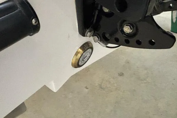  Yacht Photos Pics 2025 Concept 27' Open Deck boat detail showing mechanical components.